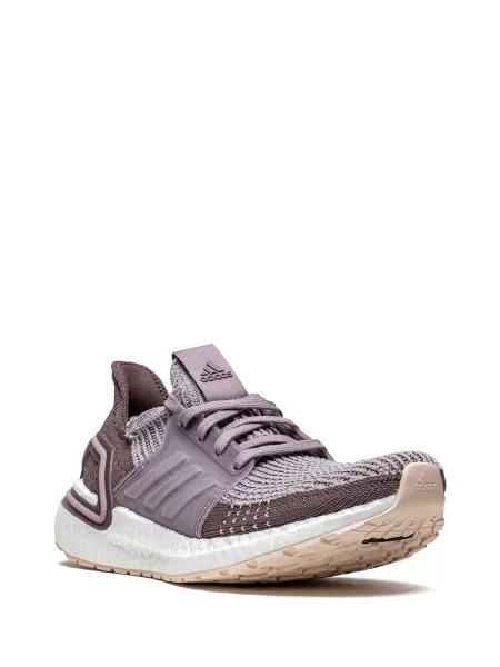 Semišové běžecké legíny Adidas s autogramem šedé