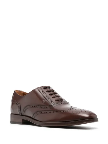 Brogues Tod's din piele maro