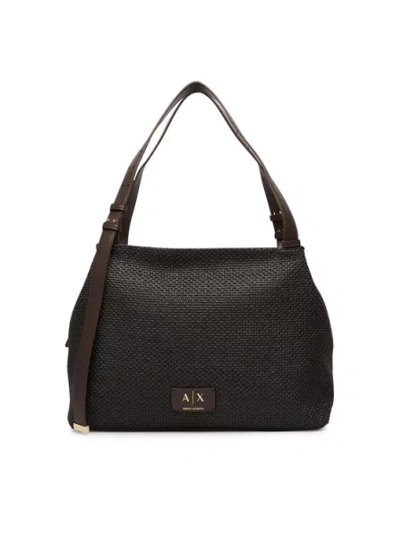 Kabelka Armani Exchange hnedá