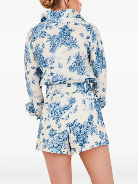 Pantaloni scurți Cara Cara cu model floral cu imagine