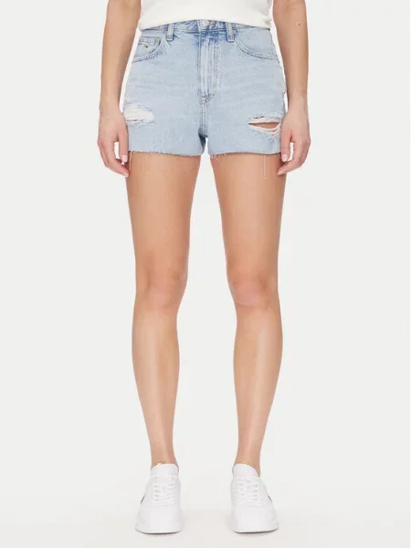 Jeans kratke hlače Tommy Jeans modra