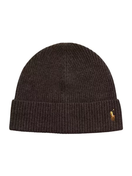 Polo Ralph Lauren czapka z wełną brązowa