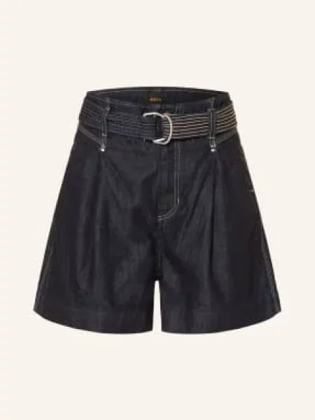 Boss Szorty Jeansowe blau niebieskie
