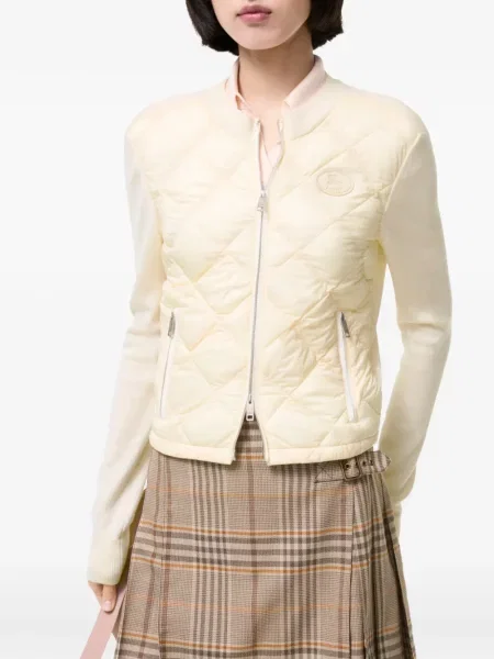 Matlasat geacă Burberry de lână