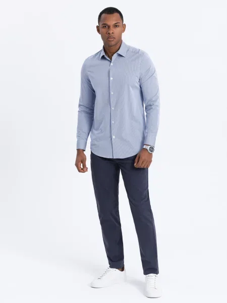 Pantaloni chino Ombre negru