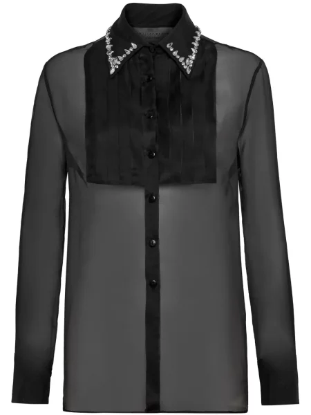 Cămașă Philipp Plein lungă negru