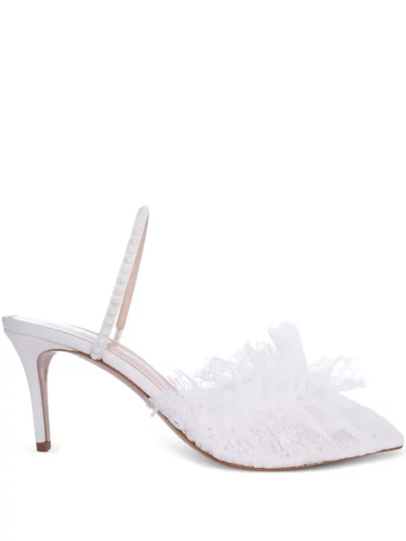 Krajkové mules Andrea Wazen bílé