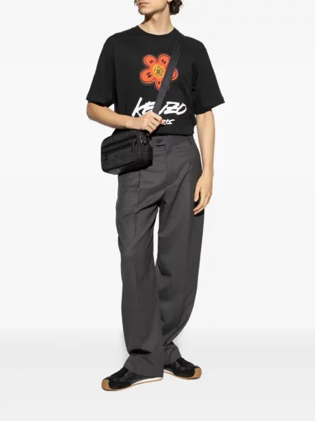 Tricou Kenzo cu model floral negru
