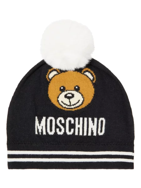 Kapa Moschino crna