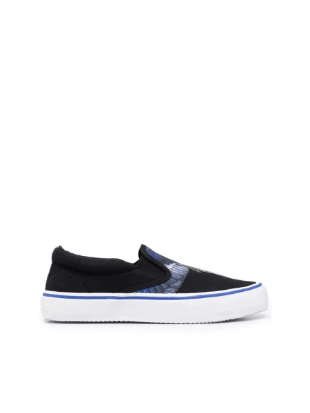Sneakersy Marcelo Burlon County Of Milan wsuwane skórzane czarne