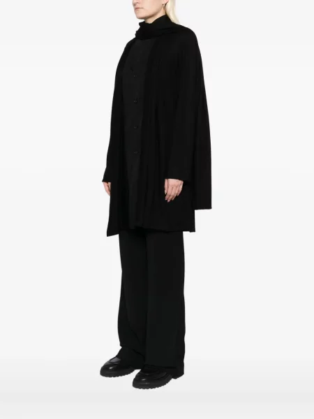 Vilnonis palaidinė Yohji Yamamoto juoda