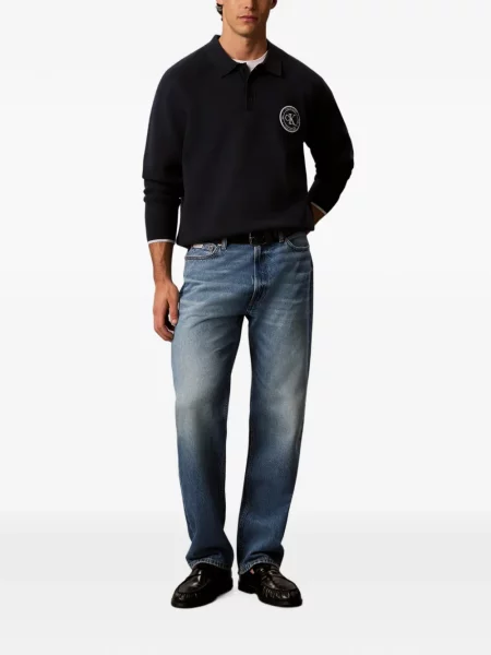 Pólóing Calvin Klein autogrammal kék