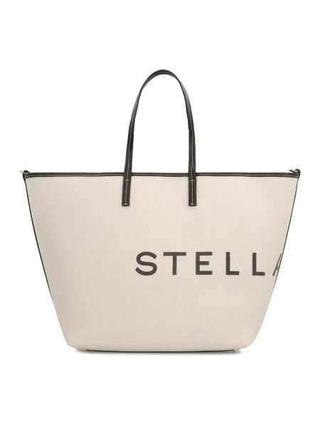 Shopperka Stella Mccartney płócienna beżowa