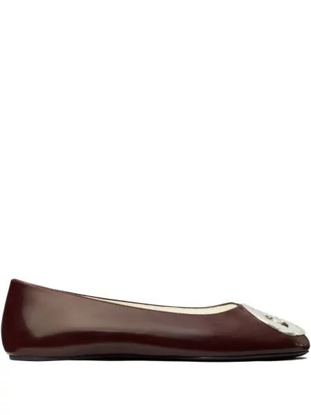 Балеринки Tory Burch кафяво
