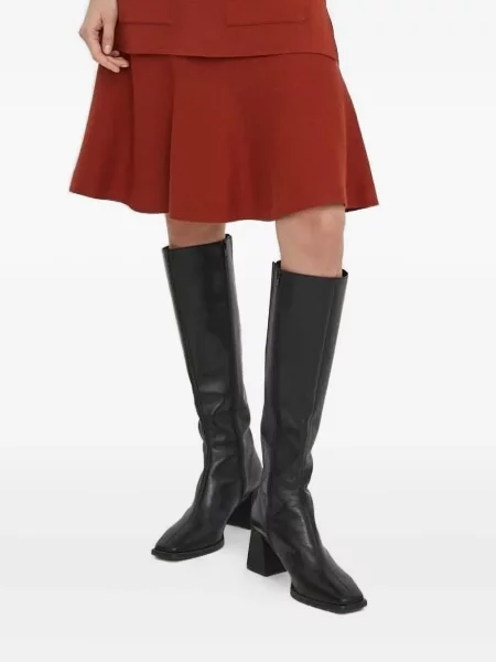 Spódnica Tiger Of Sweden w tygrysie prążki dzwony prążkowana pomarańczowa