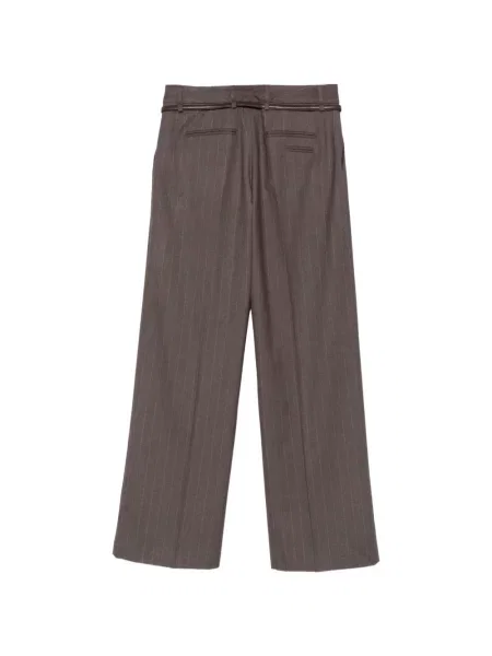 Cu centură pantaloni Rame maro