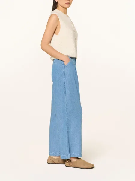 Lanius Dżinsy Z Szerokimi Nogawkami blau niebieskie