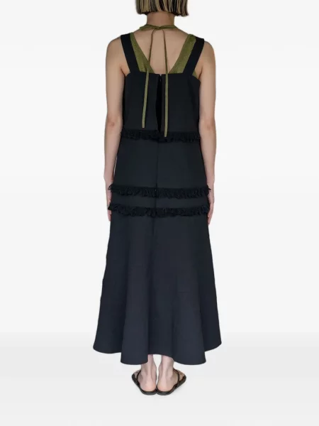 Rochie maxi Muller Of Yoshiokubo negru