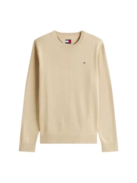 Tommy Jeans sweter lekki beżowy