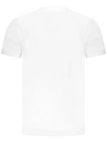 Tricou Cavalli Class scurt alb
