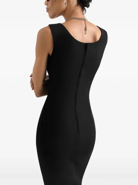 Rochie midi Dolce & Gabbana de lână negru