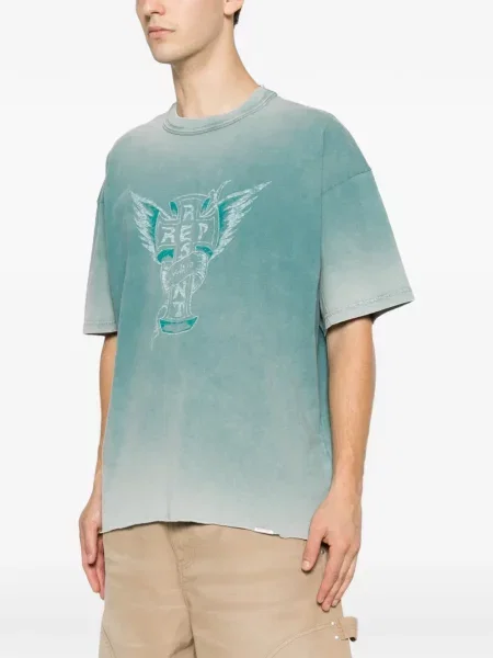 Tricou Represent cu imagine albastru