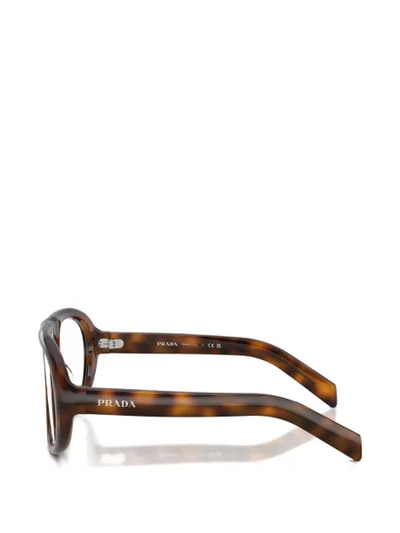 Ochelari de soare aviator Prada Eyewear maro