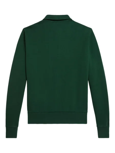 Briaunotas pusiau užtrauktukas zomšinės bokseriai Polo Ralph Lauren balta