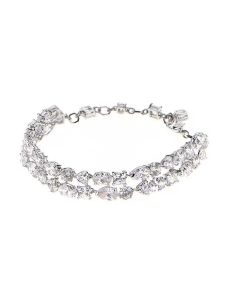Bransoletka Swarovski szara
