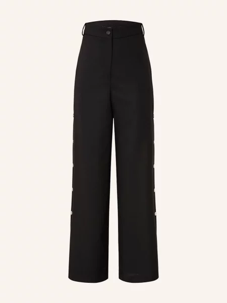 Sportmax Spodnie Marlena Edere schwarz czarne
