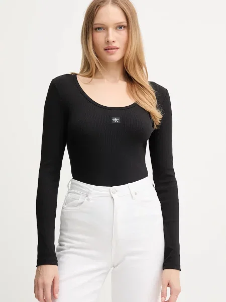 Calvin Klein Jeans longsleeve czarny