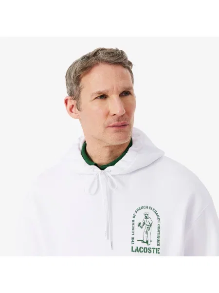 Толстовка Lacoste белая
