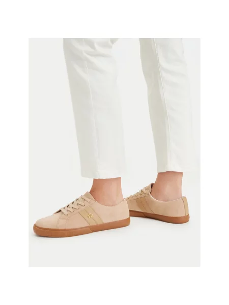 Sneakersy LAUREN RALPH LAUREN beżowe