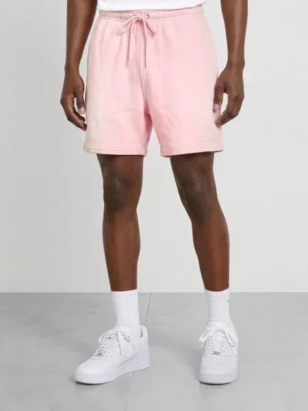 Nike Teplákové Kraťasy Club růžová