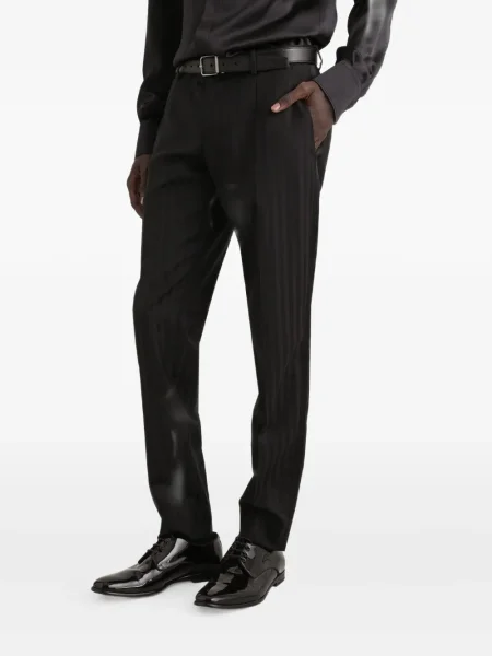 Pantaloni Dolce & Gabbana cu dungi negru