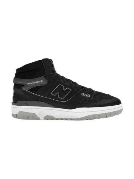 Sneakersy New Balance skórzane czarne