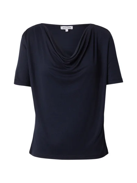 MORE & MORE Tricou închis albastru