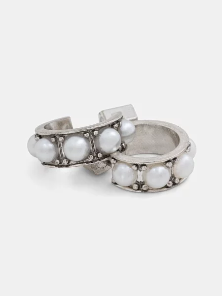 AllSaints сережки з латуні з цирконієм