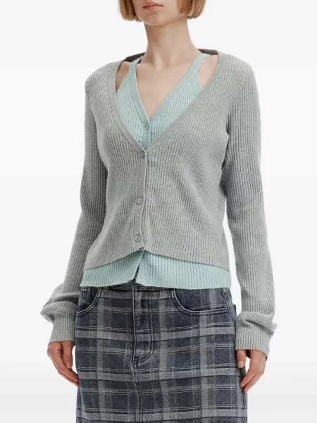 Cardigan B+ab tricotate gri