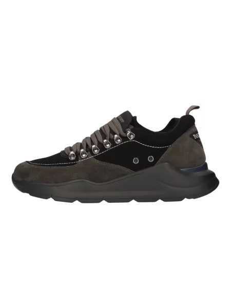 Sneakersy Docksteps skórzane wsuwane czarne