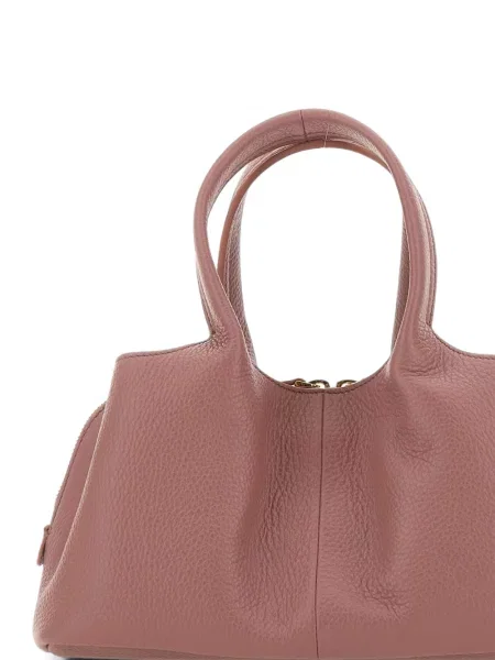 Geantă shopper Coccinelle din piele roz