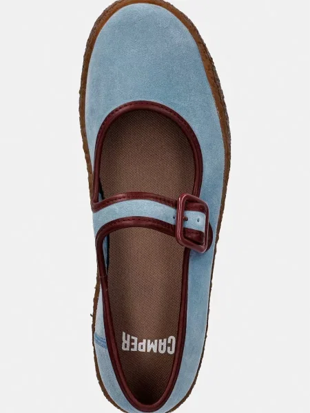 Замшевые балетки Camper