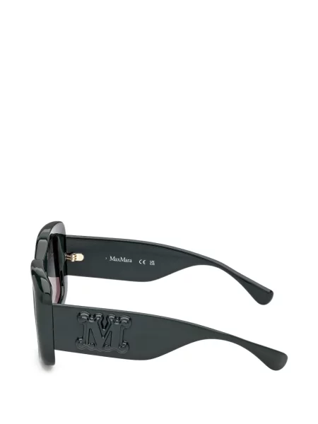 Ochelari de soare Max Mara Eyewear cu autograf verde