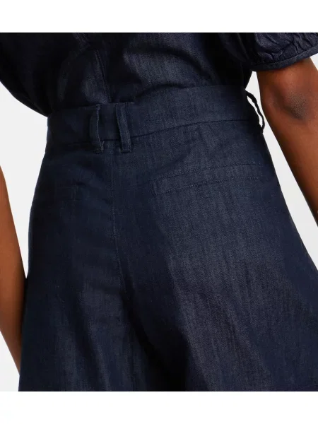 Pantaloni scurți din denim 's Max Mara albastru