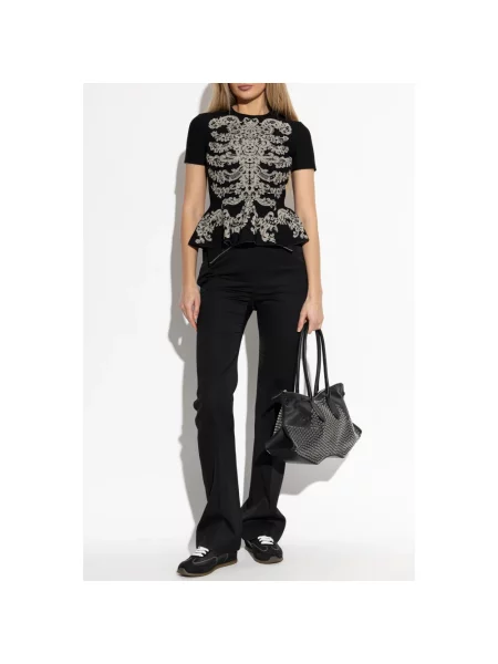 Bluzka Alexander Mcqueen do golfa czarna