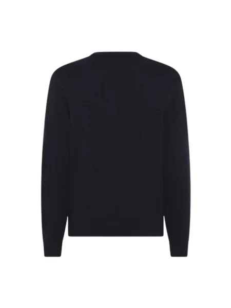 Sweter Sun68 z kaszmiru z wzorem argyle niebieski