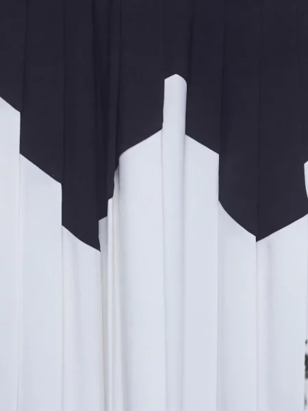 Rochie maxi Self-portrait din dantelă albastru