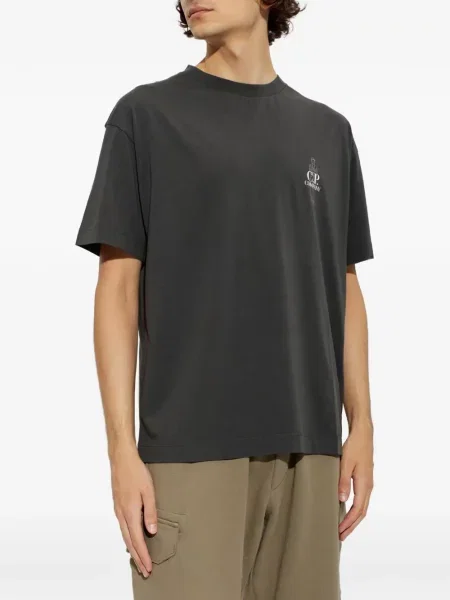 Tricou C.p. Company cu imagine gri