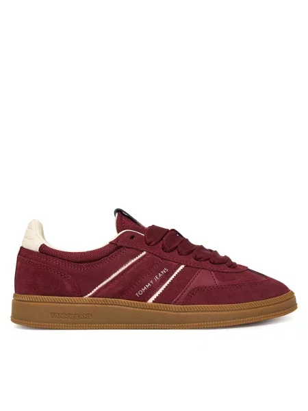 Tommy Jeans Superge iz semiša THE GREENWICH EDGE SUEDE bela
