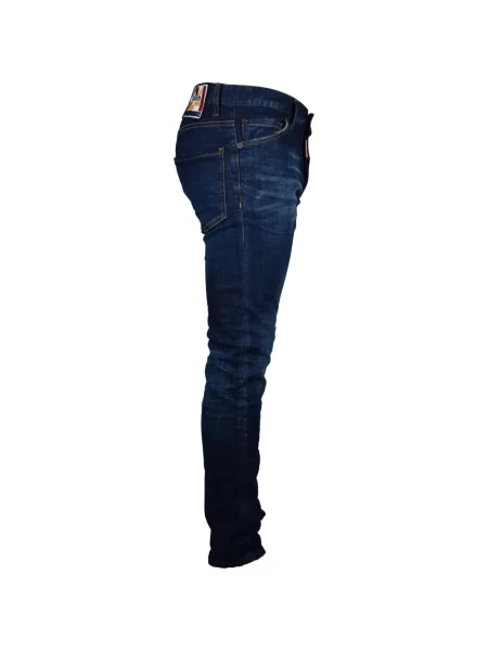 Blugi Dsquared2 cu autograf albastru